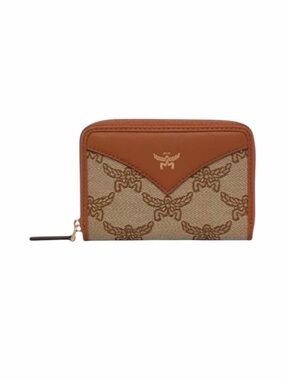 MCM Himmel Zip Around Wallet In Lauretos Jacquard NWT